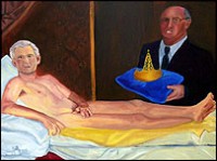 Из музея изъят портрет голого Джорджа Буша